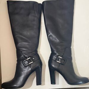 Vince Camuto Cheree knee high black Heeled Boots